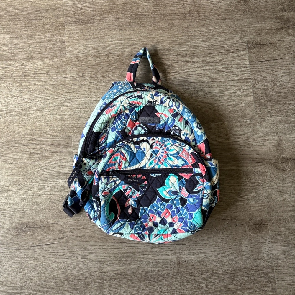 Vera Bradley Floral Patterned Backpack - image 2
